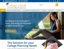 Tablet Screenshot of collegeliftoff.com